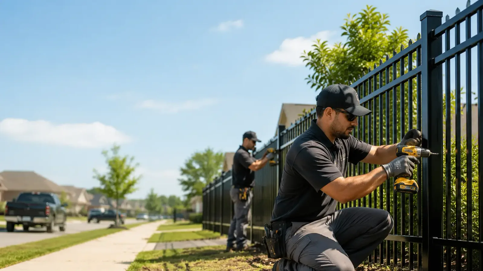 Metal Fence Installation in Rhode Island